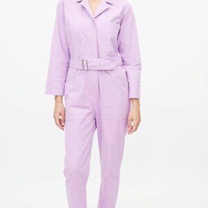 Horses Atelier Lilac Belted Pink Fieldsuit Jumpsuit Horses Atelier